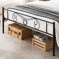 thumbnail image 4 of ChaoLink Queen Size Metal Platform Bed Frame, Vintage Victorian Style, Bed Mattress Foundation with Storage No Box Spring Needed Noise Free Easy Assemblyblack, 4 of 6
