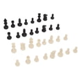 thumbnail image 4 of Fyydes Chessmen Pieces, Reusable Fall Resistant Convenient Dual Color Chess Pieces For Party, 4 of 8