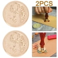 thumbnail image 1 of DQrwqpou 2 Uds Sello Cera Sellado Clásico Cabeza Sello DIY Reemplazar Cabeza Cobre (MH02), 1 of 9