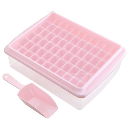 

IceCube Tray With LidandBin-Large Silicone Ice Tray For Freezer