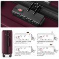 thumbnail image 2 of Luggage Sets 3 Piece(20/24/28) with 360°Spinner Wheels, Suitcases with Hard-sided Lightweight ABS Material, Travel Suitcase with Coded Lock and Retractable Pull Rod, 2 of 8