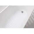 thumbnail image 2 of Alfombrilla de baño extralarga con fuertes ventosas Alfombrilla de baño antideslizante Alfombrilla de ducha para baño Lavable a máquina 70x40 cm (blanco) Ormromra WL-00117, 2 of 7