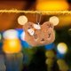thumbnail image 1 of Adorno colgante con peluche de oso de dibujos animados que chirría, un amigo suave para los niños, 1 of 5