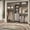 Gray, variant on iSunirm 96'' Closet System, 75'' Tall Wall Mounted Closet Organizer with 3 Drawers and 3 Shelf Towers, Max Load 1000 LBS, White Oak
