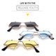 thumbnail image 3 of HEALEEP Gafas Punk Doradas Con Marco Resistente Estilo Cat Eye Accesorios Para Exteriores Y Eventos, 3 of 8