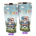 thumbnail image 2 of Happy Easter British Shorthair American Flag Truck 30oz Stainless Steel Tumbler Insulated Cup with Lid Cat Lover Kitten Owner Gifts - 03001, 2 of 5