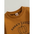 thumbnail image 6 of CIYCuIT Halloween Toddler Baby Boy 2Pcs Outfits Long Sleeve Letter Pumpkin Print Sweatshirt + Elastic Waist Pants 6M 12M 18M 24M 3T Infant Casual Clothes, 6 of 9