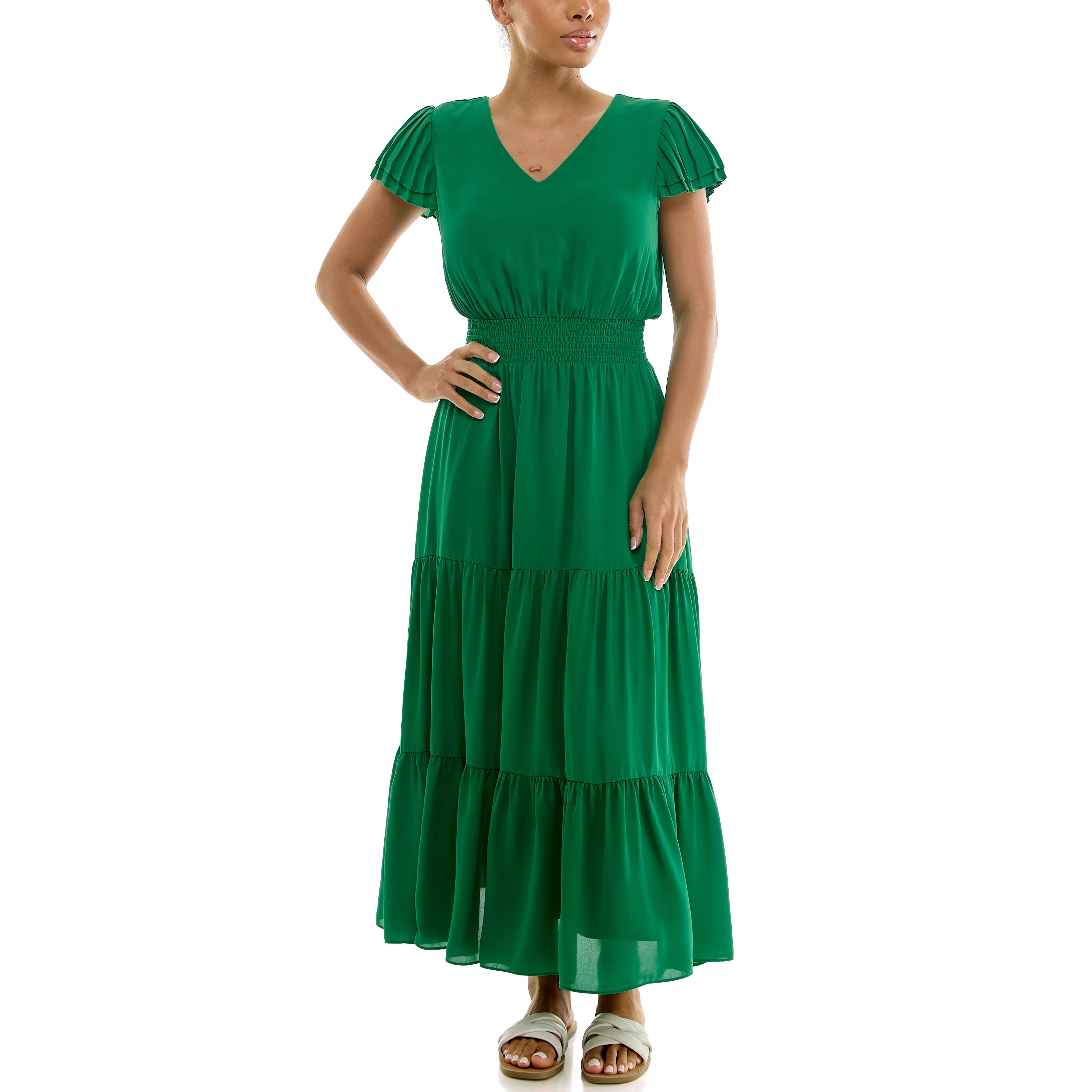 Nanette Lepore Women's Flutter Sleeve Midi Dress, Sizes XS-XXXL