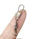 thumbnail image 4 of Naiovety 100 Uds rodamiento de bolas giratorio de pescado con conector a presión de seguridad anillos sólidos pesca Pescar Miedź 6+3, 4 of 6