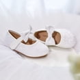 thumbnail image 2 of Toddler Little Girl Dress Shoes - Girl Mary Jane Flats Party School Wedding, 2 of 6