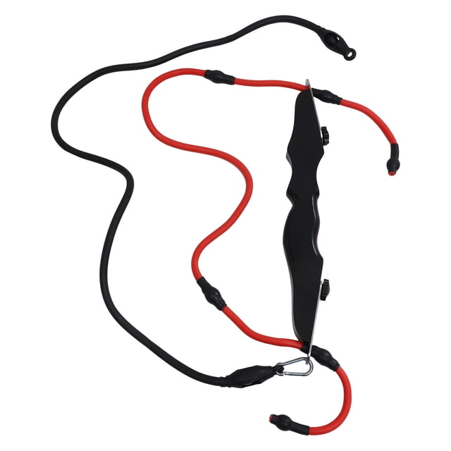 Minkissy 1 Set Archery Band Bow for Beginners in Assorted Color with Stainless Steel and Wood Material