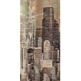 thumbnail image 2 of Burghardt, James 9x14 White Modern Wood Framed Museum Art Print Titled - Washed Skyline I, 2 of 4