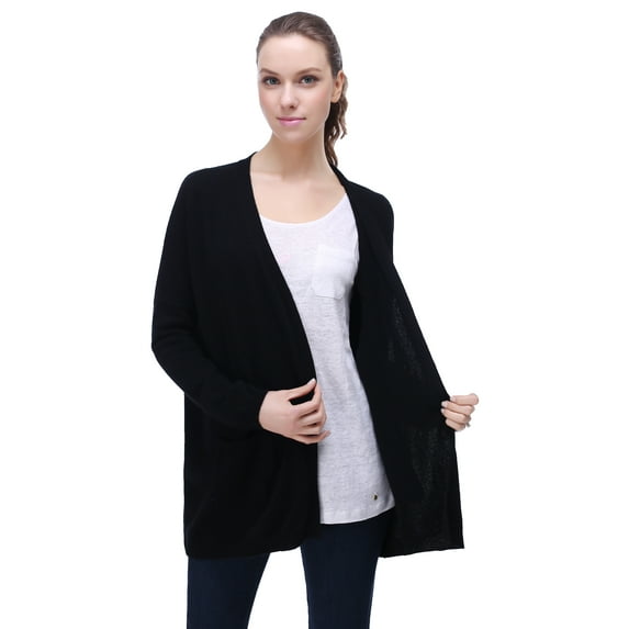 Richie House Women's Cardigan Sweater with Two Pockets RH2058-B-L