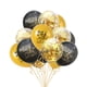 thumbnail image 1 of KAKOWELY Juego de 15 globos de látex para Año Nuevo, decoración para fiestas, confeti impreso, adornos decorativos de fondo, suministros para fiestas., 1 of 4