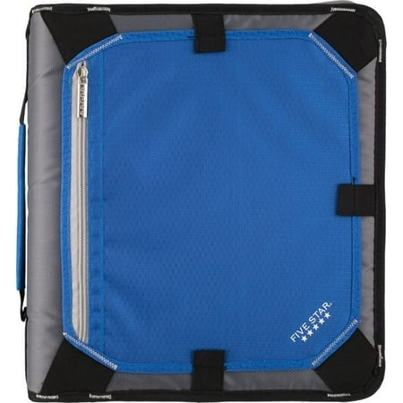 2u0022 Zipper Ring Binder Blue - Five Star