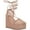 Blush Mesh, variant on INC Womens TALENDA Dressy Lifestyle Wedge Heels