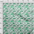 thumbnail image 3 of oneOone Cotton Poplin Sea Green Fabric Truck Sewing Fabric By The Yard Printed Diy Clothing Sewing Supplies 56 Inch Wide, 3 of 5