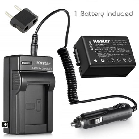 Kastar 1pcs Battery + Travel Charger Replacement for Panasonic DMW-BMB9 DMW-BMB9E DMW-BMB9PP Lumix DMC-FZ40 DMC-FZ45 DMC-FZ47 DMC-FZ48 DMC-FZ60 DMC-FZ62 DMC-FZ70 DMC-FZ72 DMC-FZ100 DMC-FZ150 Camera