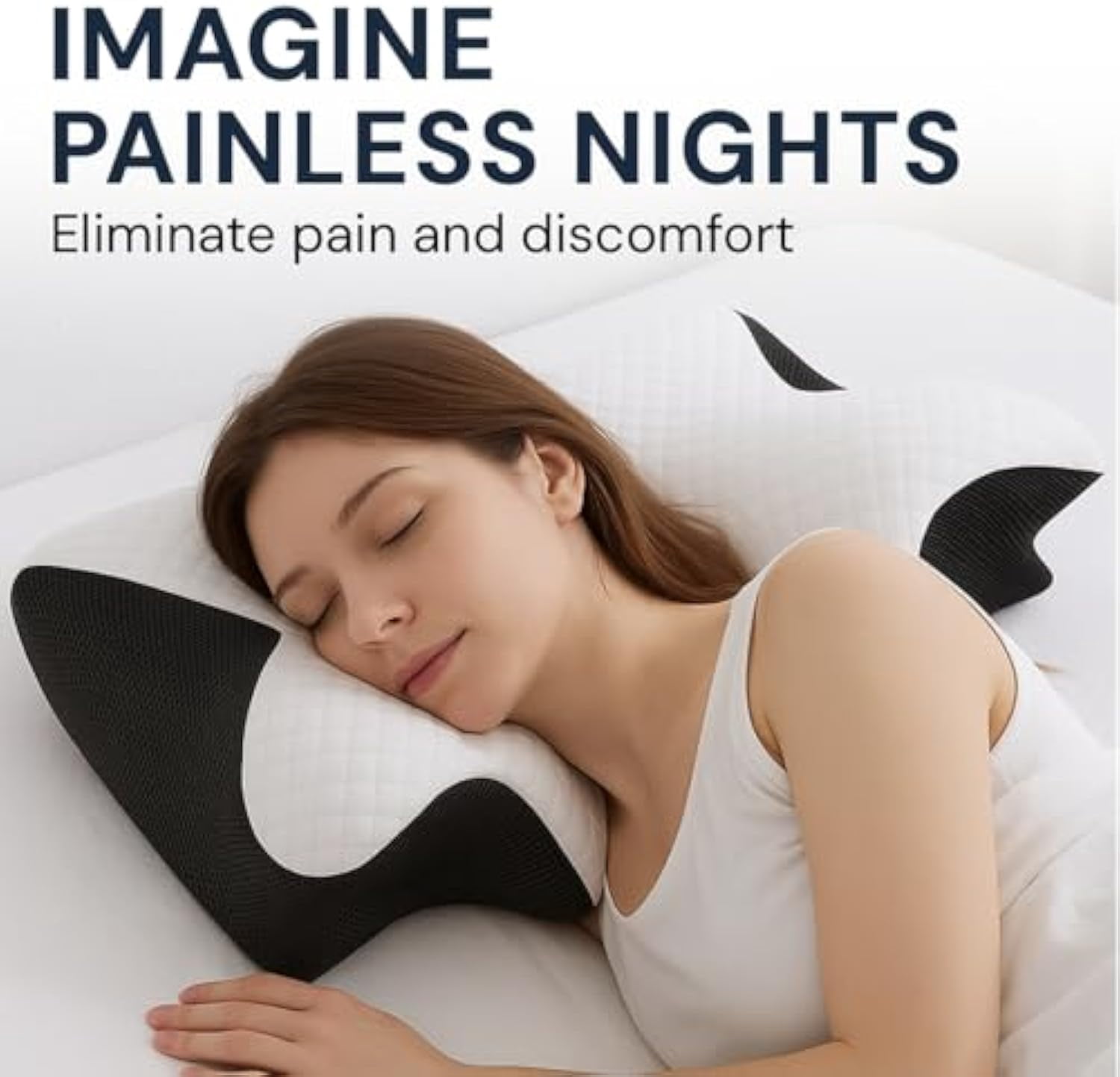 Pillows, Neckhaven Pillow Hospitality Collection, Premium Necks & Posture Support, Ergonomic Memory Foam Pillows, Contoured Support Pillow for Side Back Stomach Sleepers (2*Blue)