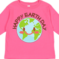 thumbnail image 4 of Inktastic Happy Earth Day Boys or Girls Long Sleeve Toddler T-Shirt, 4 of 5