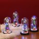 thumbnail image 1 of Luz nocturna de árbol de Navidad brillante con domo de cristal - Decoración y regalo navideño de escritorio, 1 of 6