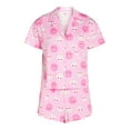 thumbnail image 3 of Women’s Valentine’s Day Print Shorty Notch Collar Pajama Set from Way to Celebrate, 2-Piece, Sizes XS-3X, 3 of 4