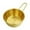 gold Size E3, variant on Stainless Steel Serving Bowl With Handle, QQZ Versatile Matte Brushed Rice Wine Bowl, Multi Use Stackable Dish for Pasta Steak Side Dishes