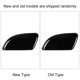 thumbnail image 4 of Black Car Left Rearview Mirror Housing Shell Cover Gloss Black Decor Cap, 4 of 4