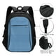 thumbnail image 3 of Balery Blue Gingham Mochila con carga USB para hombre y mujer - Mochila impermeable y antirrobo para laptop con puerto USB para viajes, trabajo, 3 of 7