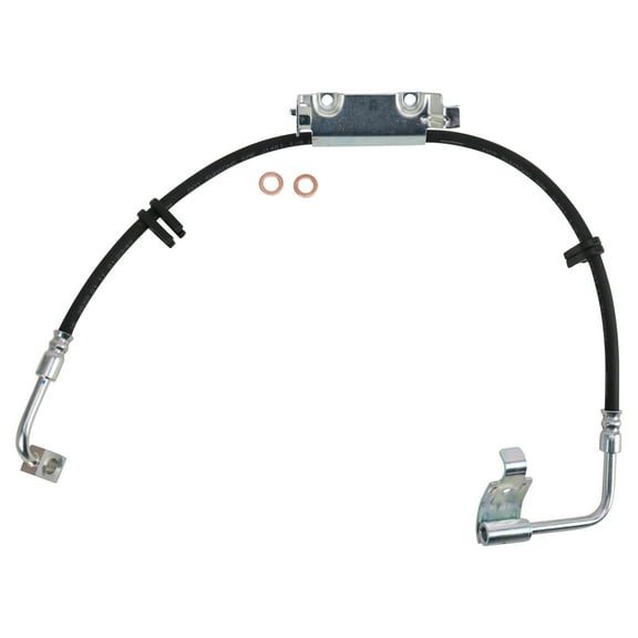 TRQ Front Right Brake Hose BLA61619 Fits Select 2011-2017 Jeep Wrangler , 2018-2018 Jeep Wrangler JK