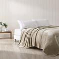 thumbnail image 2 of Poppy & Fritz Solid Ultra Soft Plush Fleece Beige Full/Queen Blanket, 2 of 11