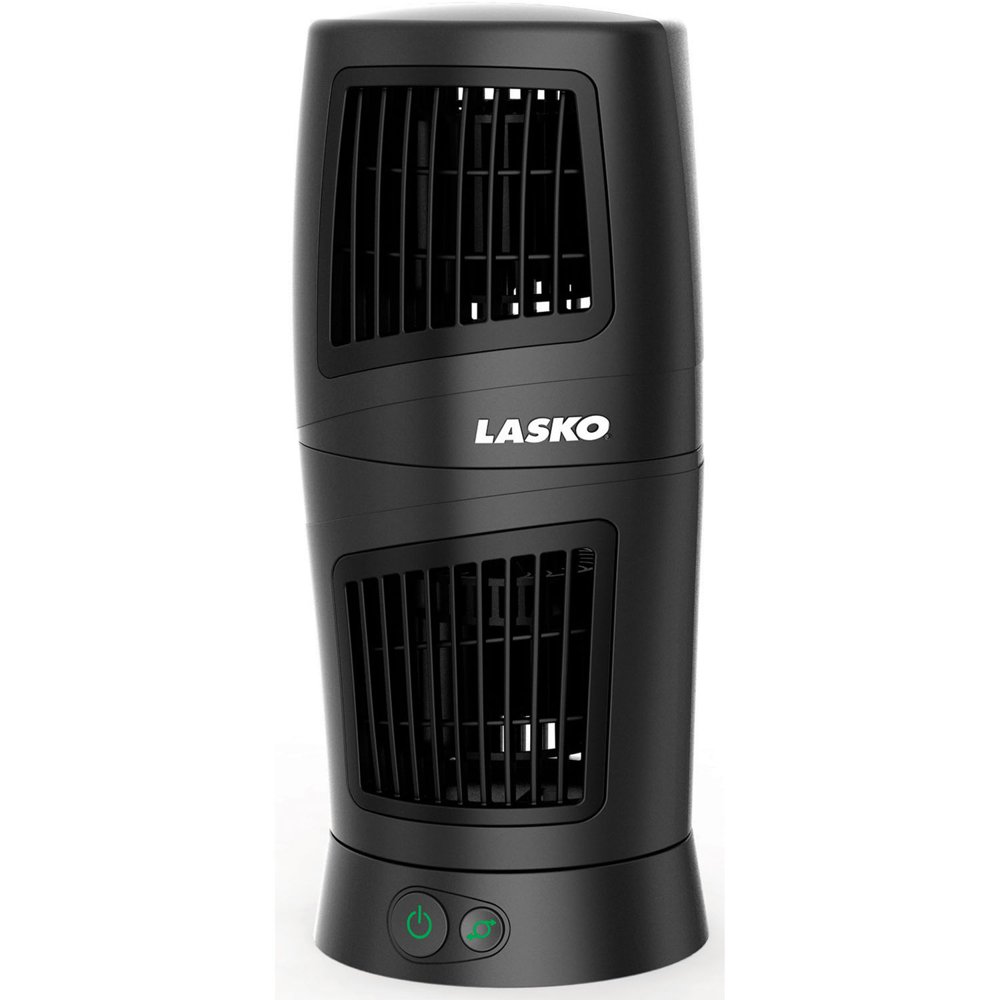 Lasko TwistTop Tower Fan in Black