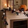 thumbnail image 5 of Qjidjing Halloween Twig Garland, Hanging Vine Decor, Equipped With Ghost Skull Eyeball Ornaments, Flexible Branch Structure, Wall Frame, Doorway, Indoor Party Layout, 5 of 7