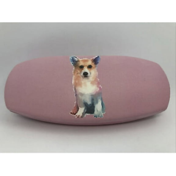 Buy- Order- NEW Corgi Pink Hard Clamshell Eyeglasses Case- with Free Fast Shipping Included !!!