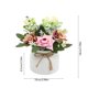 thumbnail image 3 of Romantic Artificial Flower Arrangements Artificial Flowers Gifts Living Room Decor Photography Props Office Desk Decor Artificial Plants, 3 of 6