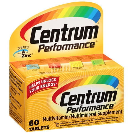 Centrum Performance Adult (60 Count) Multivitamin / Multimineral Supplement Tablets