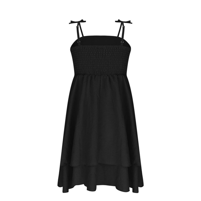 Annhoo Children's Camisole Dresses Summer Sleeveless Spaghetti Strap Solid Flowy Formal Elegant Dress 8-13 Years - Walmart.com Annhoo Children's Camisole Dresses Summer Sleeveless Spaghetti Strap Solid Flowy Formal Elegant Dress 8-13 Years - Walmart.com
