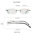 thumbnail image 5 of LifeArt Blue Light Blocking Glasses, Computer Reading Glasses, Anti Blue Rays, Reduce Eyestrain,Stylish for Men and Women(Grey,+0.50 Magnification), 5 of 5