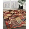 thumbnail image 2 of Ahgly Company Indoor Rectangle Contemporary Saffron Red Patchwork Area Rugs, 2' x 5', 2 of 6