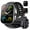 DEEP-BLACK, variant on Smart Watch(Answer/Make Call), 1.96" HD Smartwatch for Men Women with 30 Days Standby, Fitness Tracker with /110+Sports Modes/IP68 Waterproof/Sleep/Pedometer, Perfect Gift