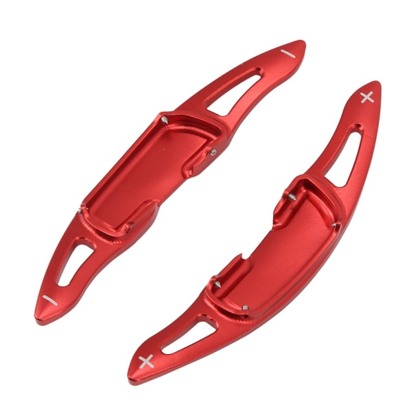 Palanca De Cambios Del Volante Piezas Interiores Del Automóvil Accesorios Para Automóviles 2 Piezas Volante Del Automóvil Palanca De Cambios Extensión Caps Reemplazo Rojo Para