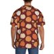 thumbnail image 3 of Fotbe Happy Thanksgiving Day Camisa Estampada de Manga Corta para Hombre, Casual de Verano, Estilo Playero, Sin Arrugas-XX-Large, 3 of 5