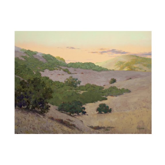 Canvas Wall Art - Ed Penniman 'San Juan Bautista Hills' Wall Art for Living Room, Bedroom, or Office Décor by Trademark Fine Art - 19 x 14 Inches