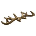 thumbnail image 4 of Vintage Cast Iron Deer Antlers Wall Hooks by Comfify | Antique Finish Metal Clothes Hanger Rack w/Hooks | Includes Screws and Anchors, 4 of 5