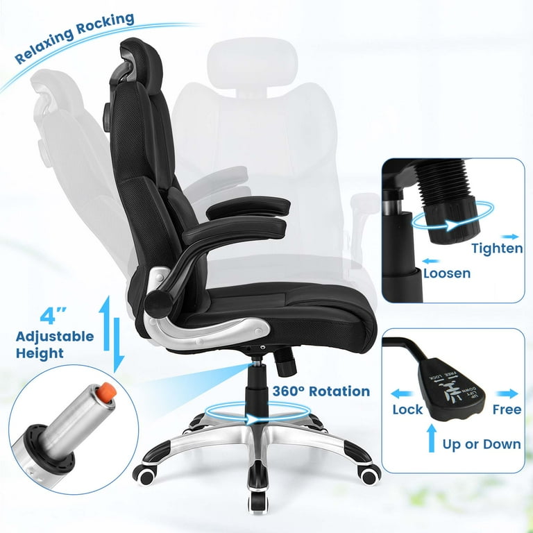 Costway Ergonomic Executive Office Chair with Kneading Costway Ergonomic Executive Office Chair with Kneading