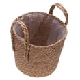 thumbnail image 2 of GOOHOCHY Cesta de almacenamiento multiusos con asa de doble grosor y lino tejido (marrón claro), 2 of 7