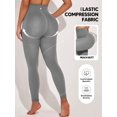 thumbnail image 2 of Women's Basic Mesh Compression Shapewear Leggings, 2 of 10