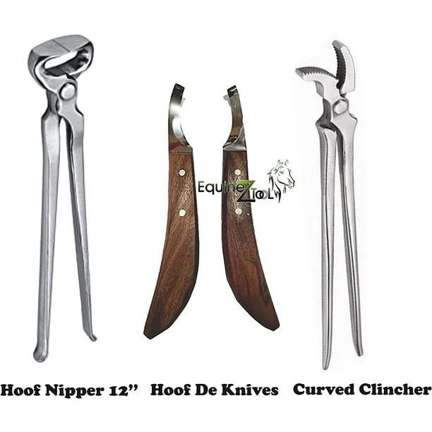 Equinez Tools Hoof Nipper 12" with Hoof Curved Jaw Clincher & Farrier