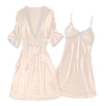 thumbnail image 2 of Nexjvus Women's Nightgowns Silk Sleepwear Nightdress 2 Piece Size L, 2 of 3