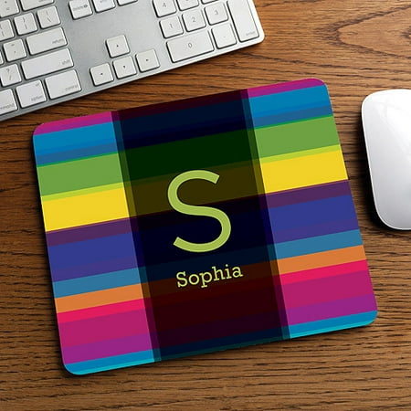 personalized colorful stripes mouse